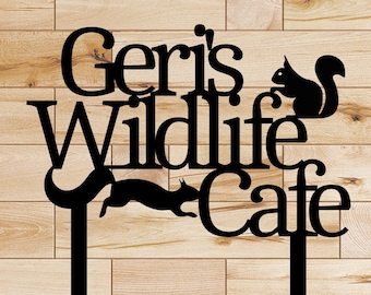 Custom Metal Garden Sign | Custom Yard Art with Stake