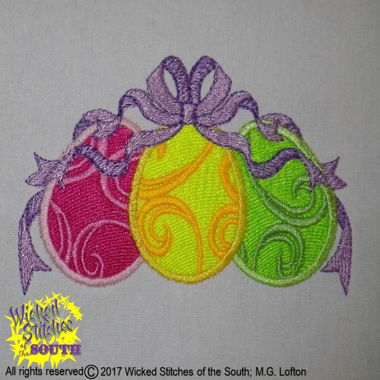 Easter Egg Machine Embroidery Easter Egg Machine Embroidery