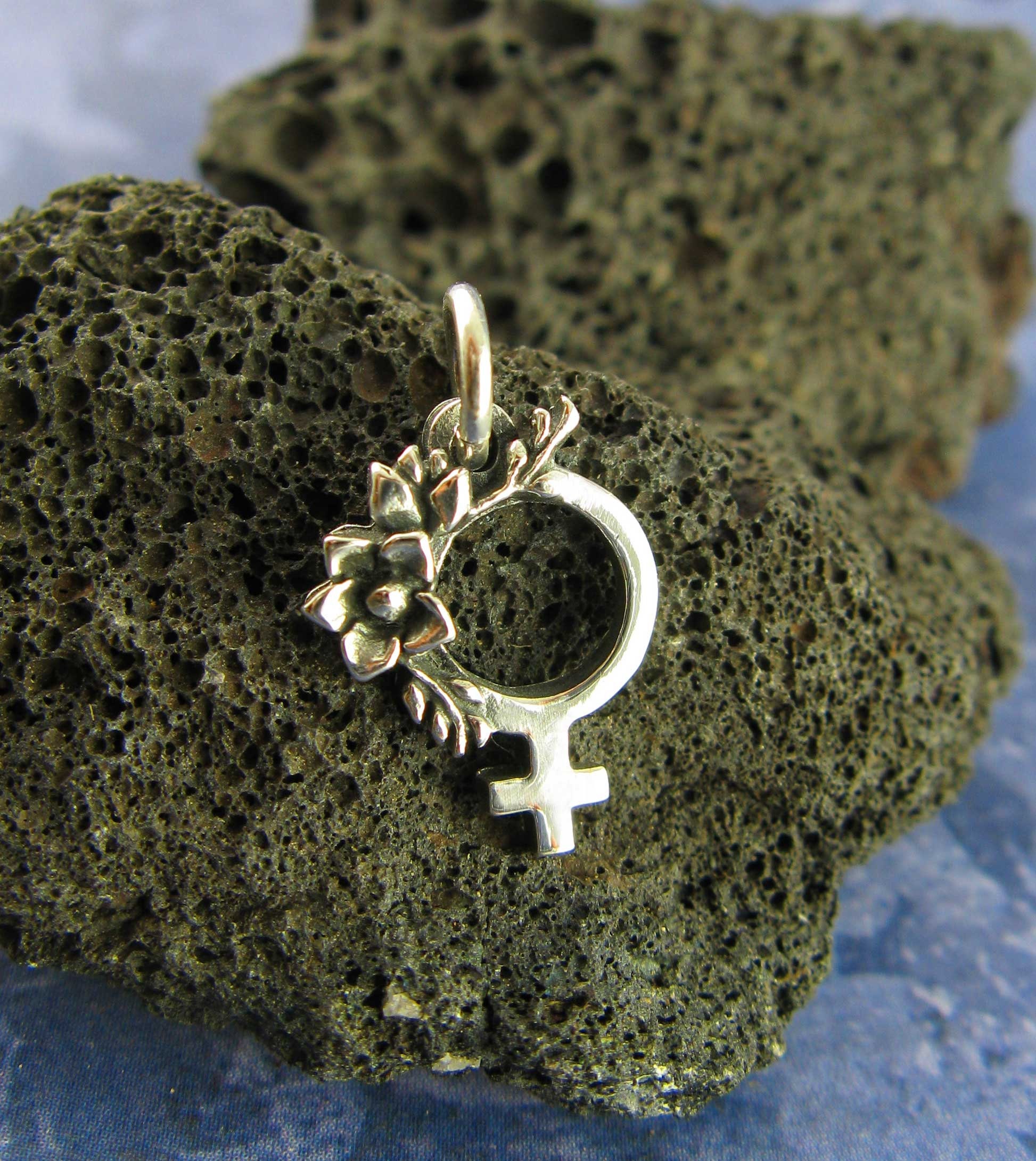 Tiny Feminist Symbol Pendant Charm Necklace Pro Choice Roe v Wade Women's Abortion Rights Jewelry Female Pride Woman Girl Power Feminism 313