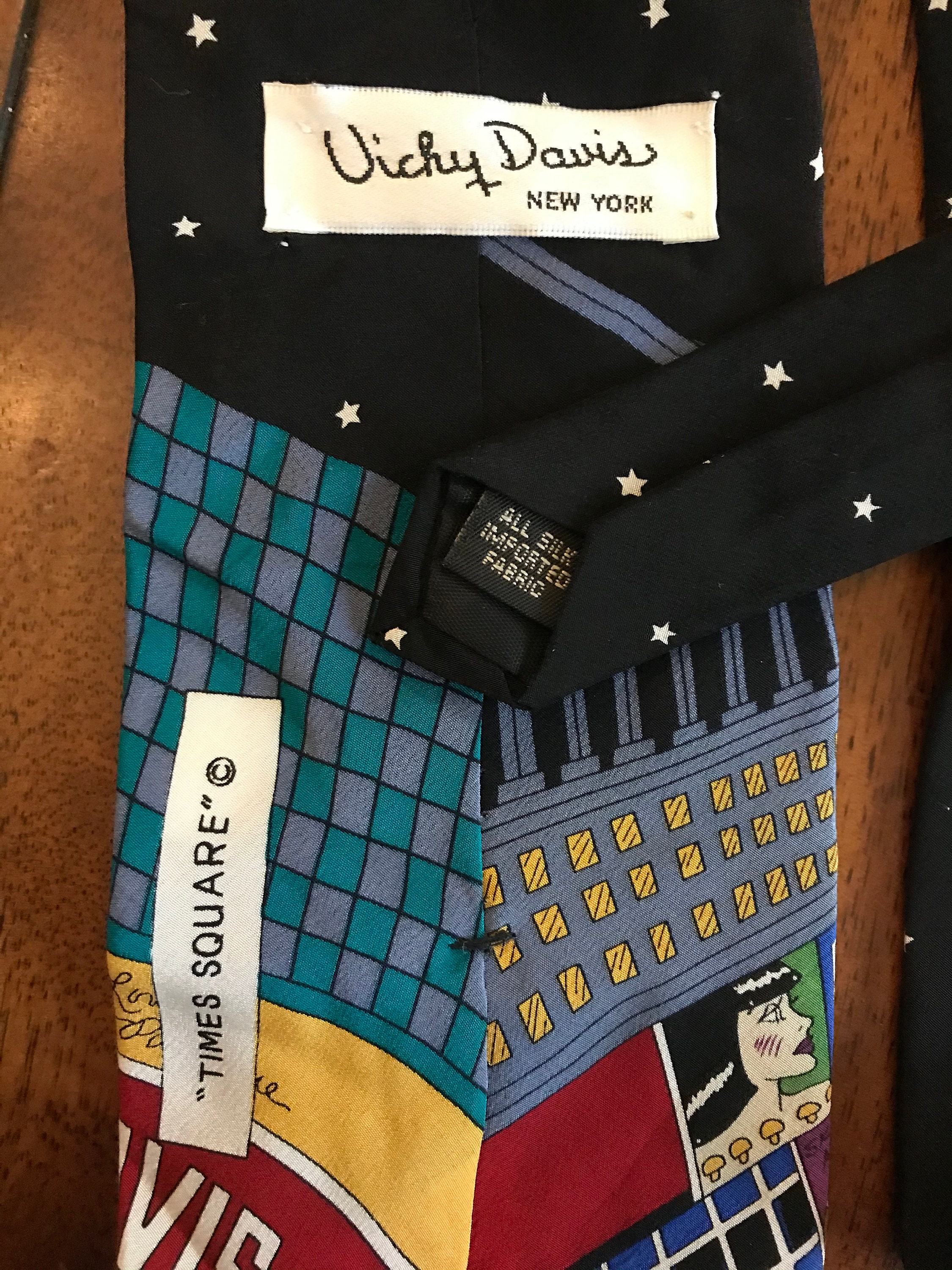 Y2K vintage tie 42 street Times Square 2000 Vicky Davis | Etsy