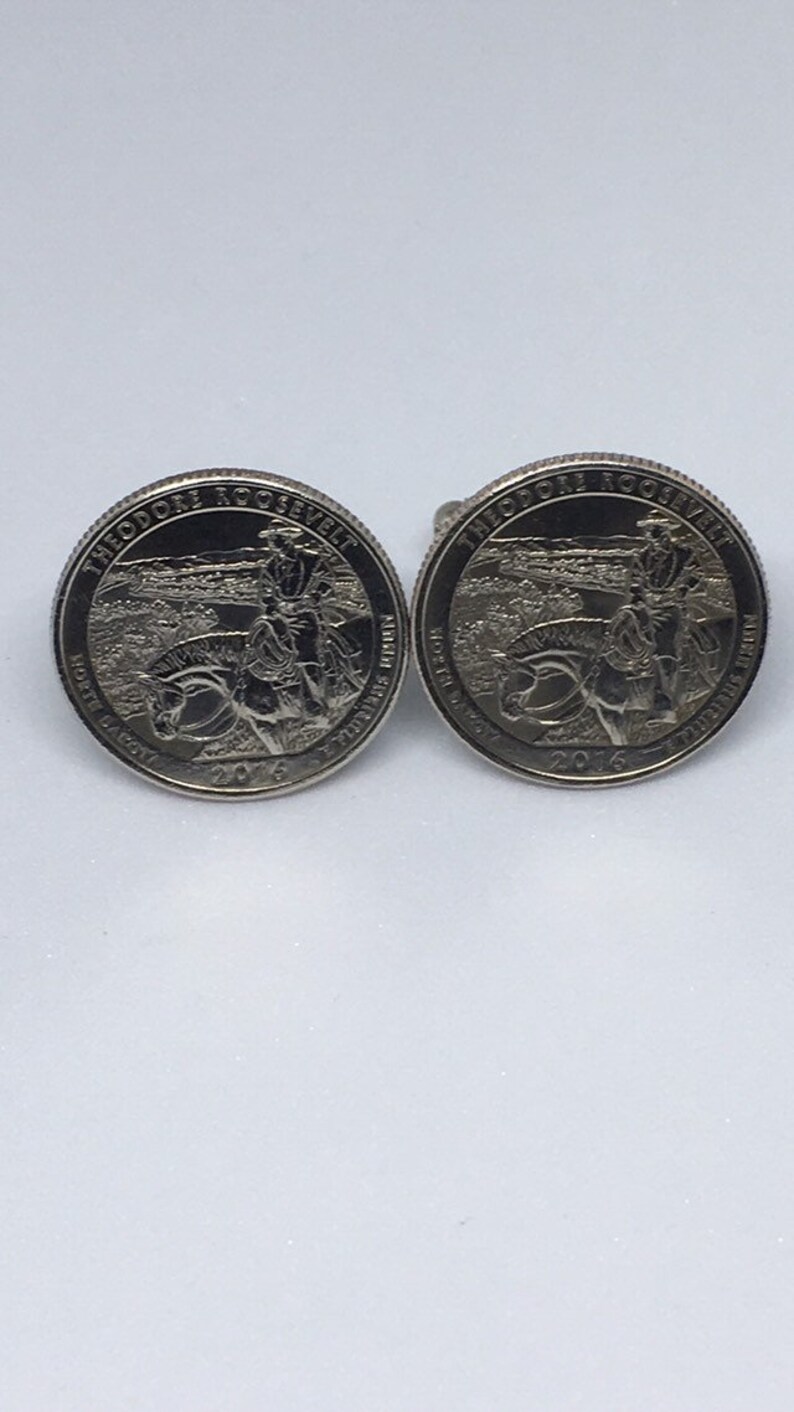 Theodore Roosevelt Teddy Roosevelt President Roosevelt Roosevelt gift Theodore Roosevelt cuff links North Dakota FDR cufflinks