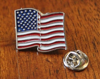 American Flag Pin, USA flag tie tack, United States flag pin, USA novelty for men, 4th of July, Independence Day, history teacher