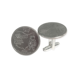 Gemelli Ohio Cuff, gemelli State Quarter, regalo Ohio, regalo Ohio presente