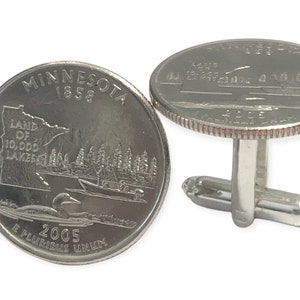 Minnesota Quarter Cuff Links