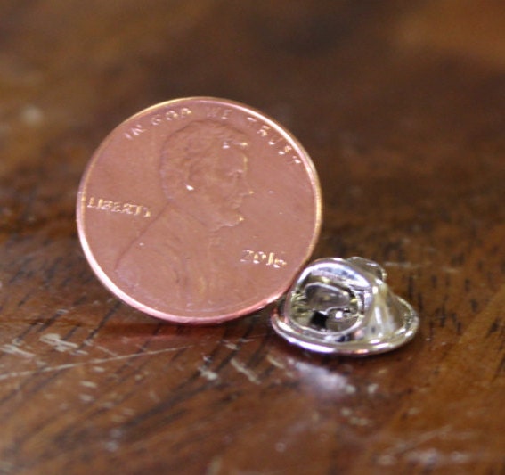 Penny Tie Tack, mens accessories, Abe Lincoln tie tack, lapel pin, history teacher, American history present for men, small anniversary gift