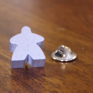 Meeple Tie Tack, Meeple Pin, Meeples Board Game Tie Tack, Mens Board Game Accessories, Board game pin, lapel pin