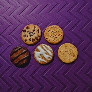Mini Clay Cookie Magnet Set