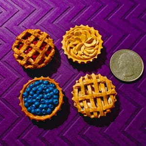 Mini Clay Pie Magnets