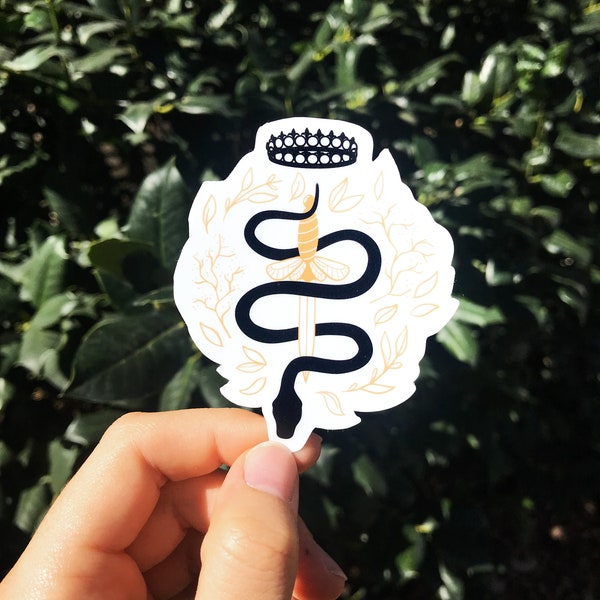 The Cruel Prince Inspired Vinyl Sticker - Jude Duarte Cardan Greenbriar Jurdan