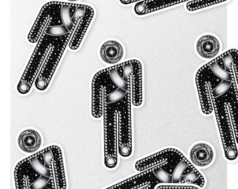 BLOHSH Vinyl Sticker: Billie Eilish Fan Art