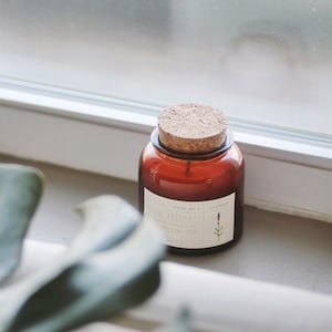 Bougie à la lavande et à la cire d'abeille