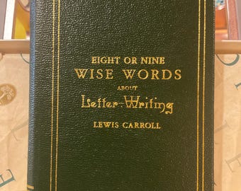 Lewis Carroll Letter-Writing Book: Levenger Press, Illustrated Hardcover