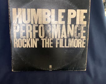 Vintage Live Rock Vinyl Bundle: Frampton, Humble Pie - VG+ Condition