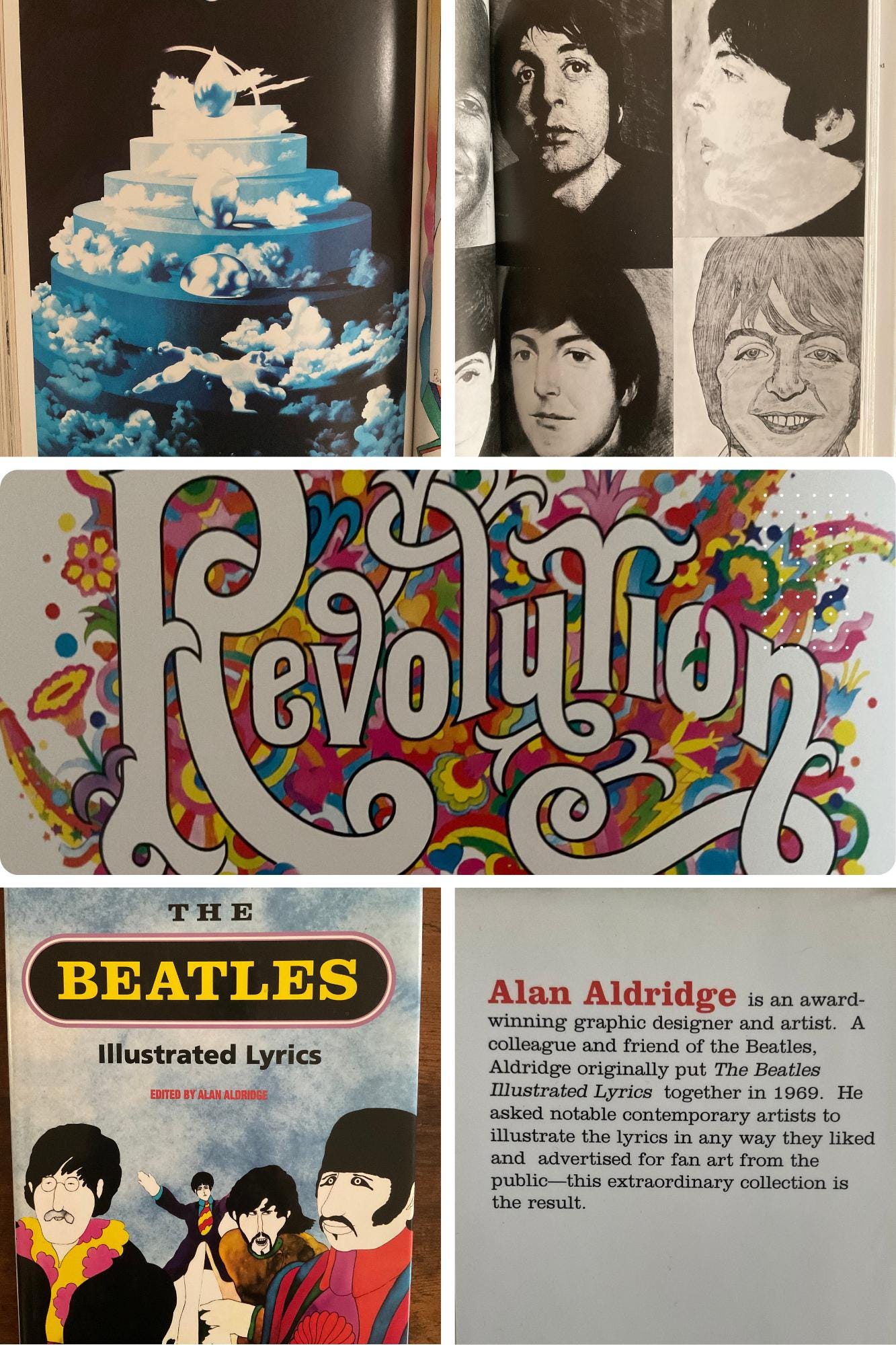 The Beatles Illustrated Lyrics Edited by Alan Aldridge Black Dog 