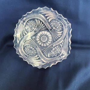 Vintage Glassware Collection – Goblets, Plates, Bowl, Punch Bowl & Cake Plate – 7-Piece Entertaining Set