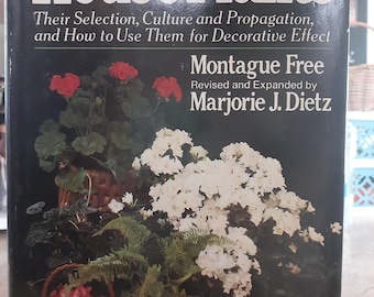 Vintage 1979 House Plants Book: Illustrated Indoor Gardening Guide