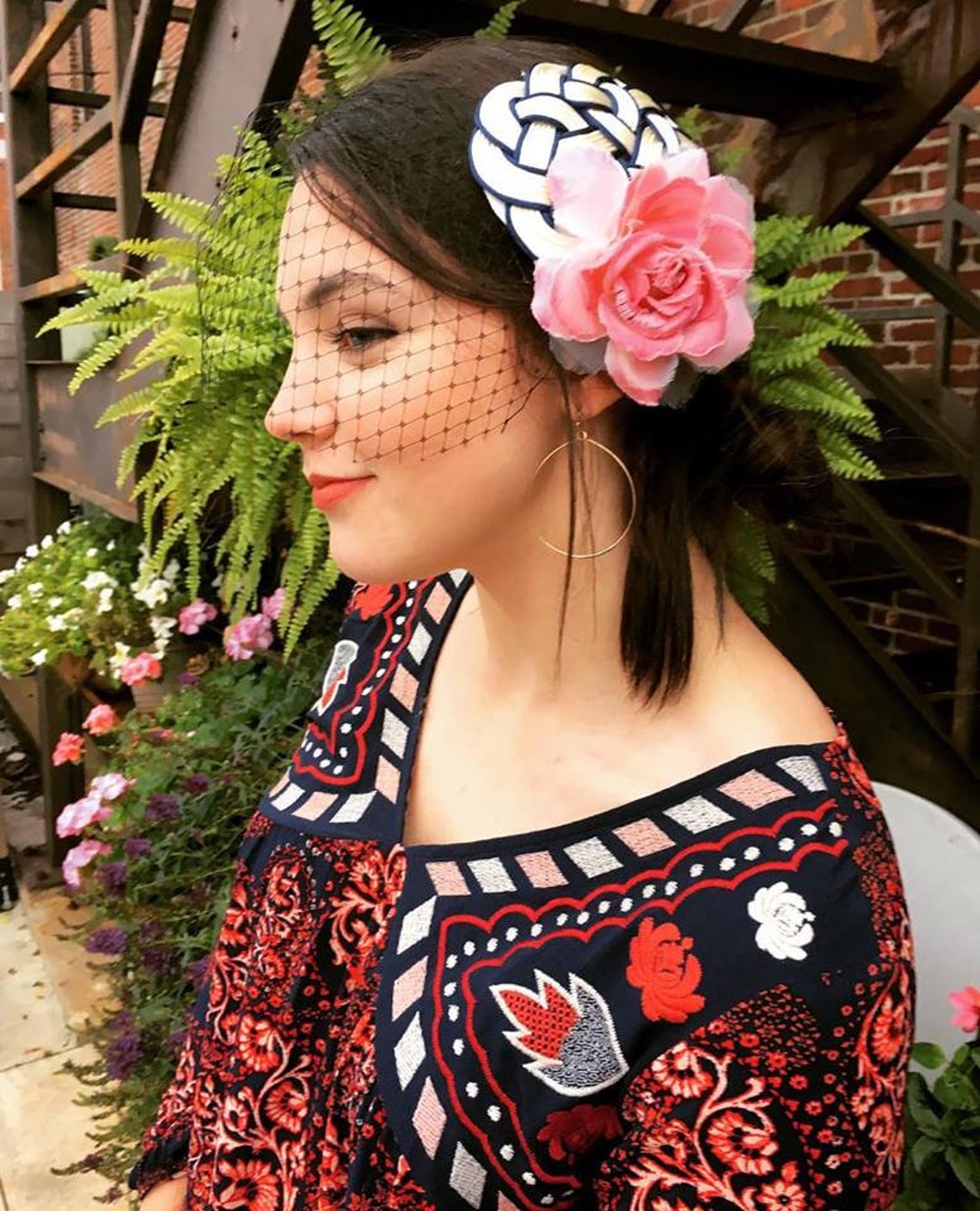 Wedding fascinator hat celtic knot irish dance headband Etsy