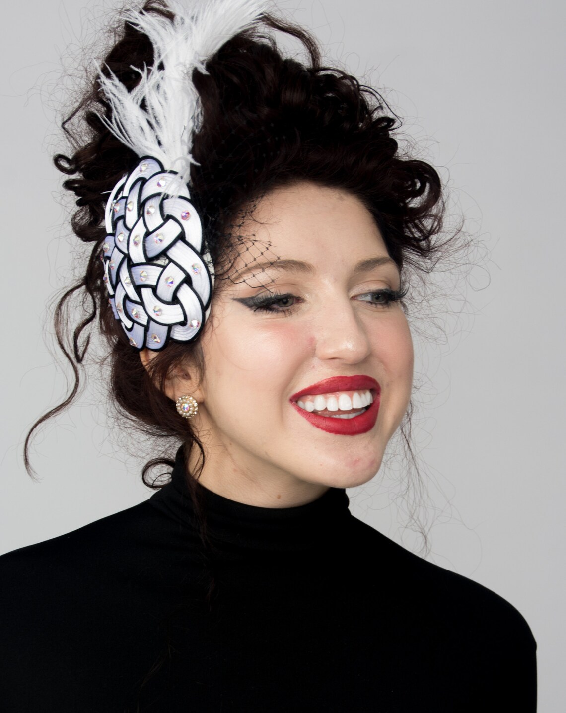 Wedding fascinator hat celtic knot irish dance headband Etsy