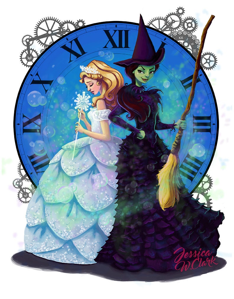 Wicked Fan Art Print Digital download Broadway | Etsy