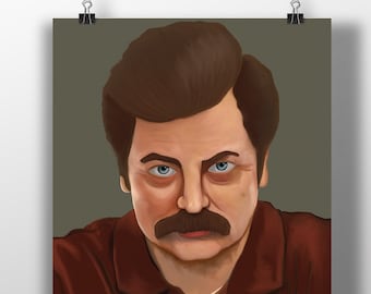 Ron Swanson Parks and Rec Inspirational Poster // DIGITAL DOWNLOAD PRINTABLE