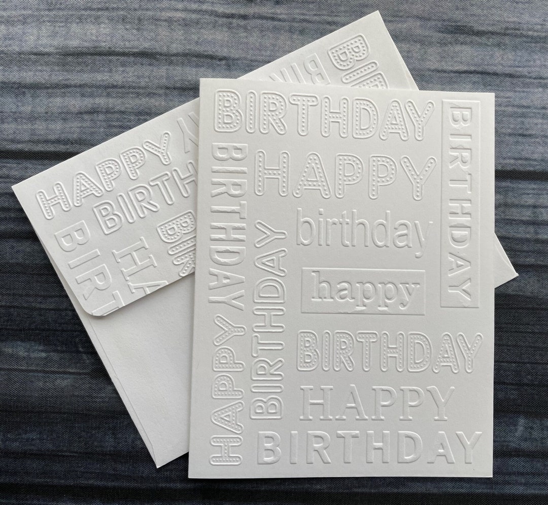 Birthday Cards 5 Set Blank Birthday Cards Celebration Set - Etsy UK