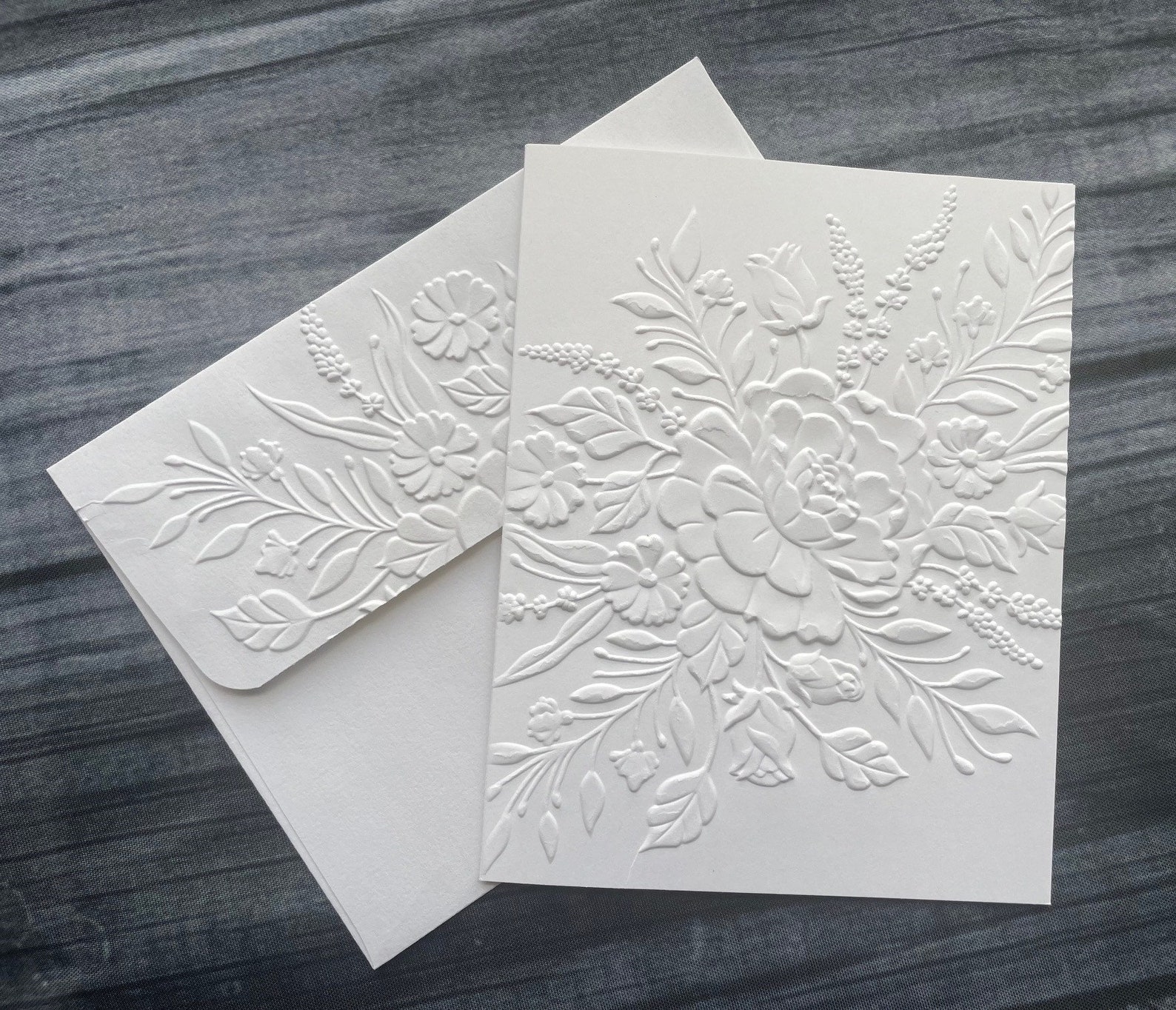 3D Bouquet Card Sets, 3D Whimsical Bouquet, Blank Note Cards, Floral ...