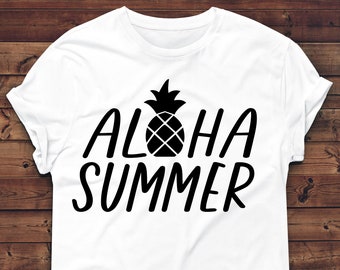Aloha Summer SVG | Aloha SVG | Sun SVG | Sun Bum | Sunshine svg | Beach Please svg | Summer svg | Sea svg | Summer Vibes svg | pineapple svg
