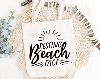 Resting Beach Face SVG | The Beach Is My Happy Place SVG | Beach Please SVG | Summer Vacation svg | Beach Hair svg | Sun svg | Crab svg