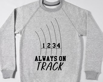 Track and Field SVG | Always On Track | Runner SVG | Coach SVG | Track svg | Workout svg | Run svg | Track Mom svg |