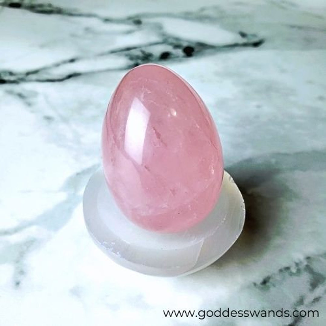 In Stock ONE 5 Cm Rose Quartz Yoni Egg Gemstone Egg for Feminine Health