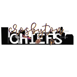 Crosbyton skyline design, sublimation png, shirt design, mug design, football png design, png design, Kansas City sublimation png, KC png
