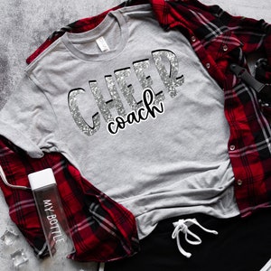 Diseño digital de cheer coach, diseño de sublimación, sublimación png, diseño de camiseta, diseño de taza, diseño de cheerleader png, diseño de brillo de porrista