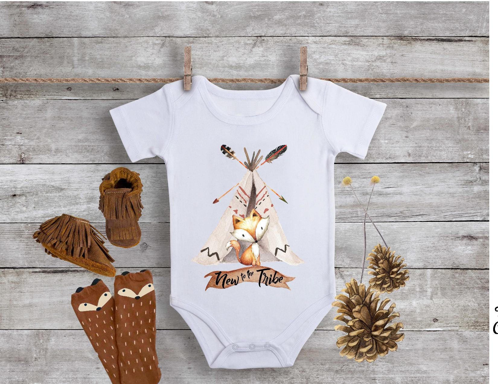 Fox Onesie® Fox Baby Clothes Baby Boy Clothes Boho Baby Etsy