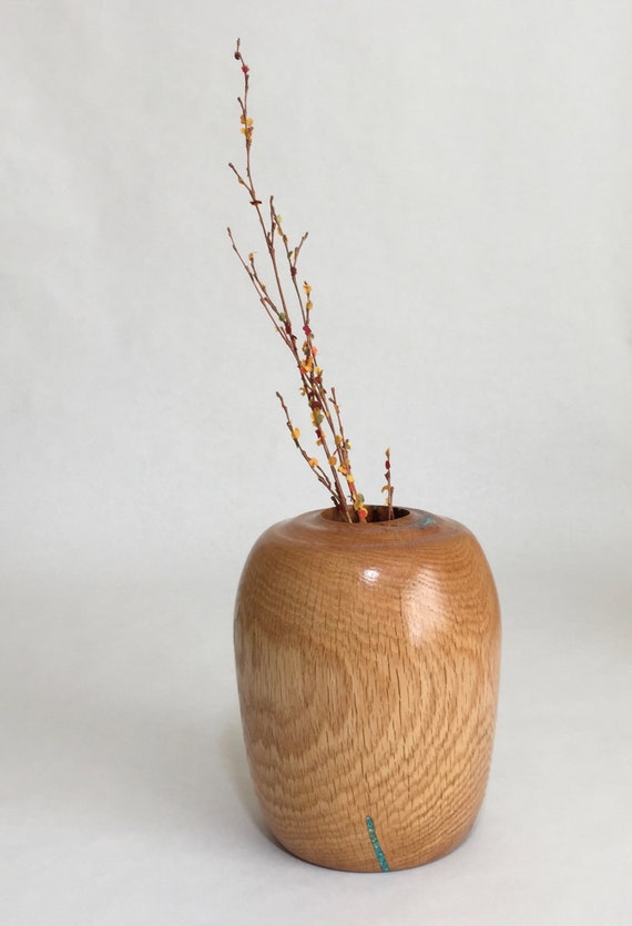 Kitchen Dining Kitchen Decor Ash Bud Vase Ash Hollow Form Wood