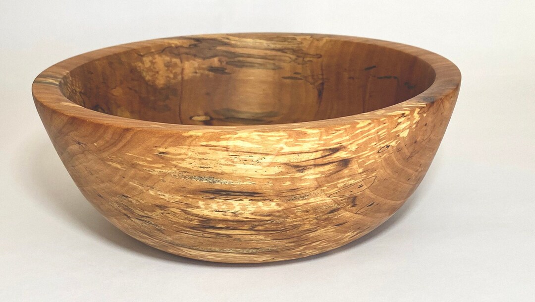 Spalted Maple Wood Bowl,handmade Bowl,wedding Gift, Fruit Bowl