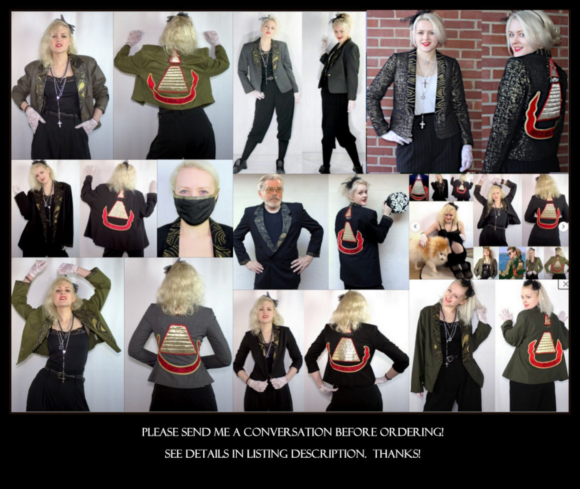 Madonna Desperately Seeking Susan Outfits Etsy