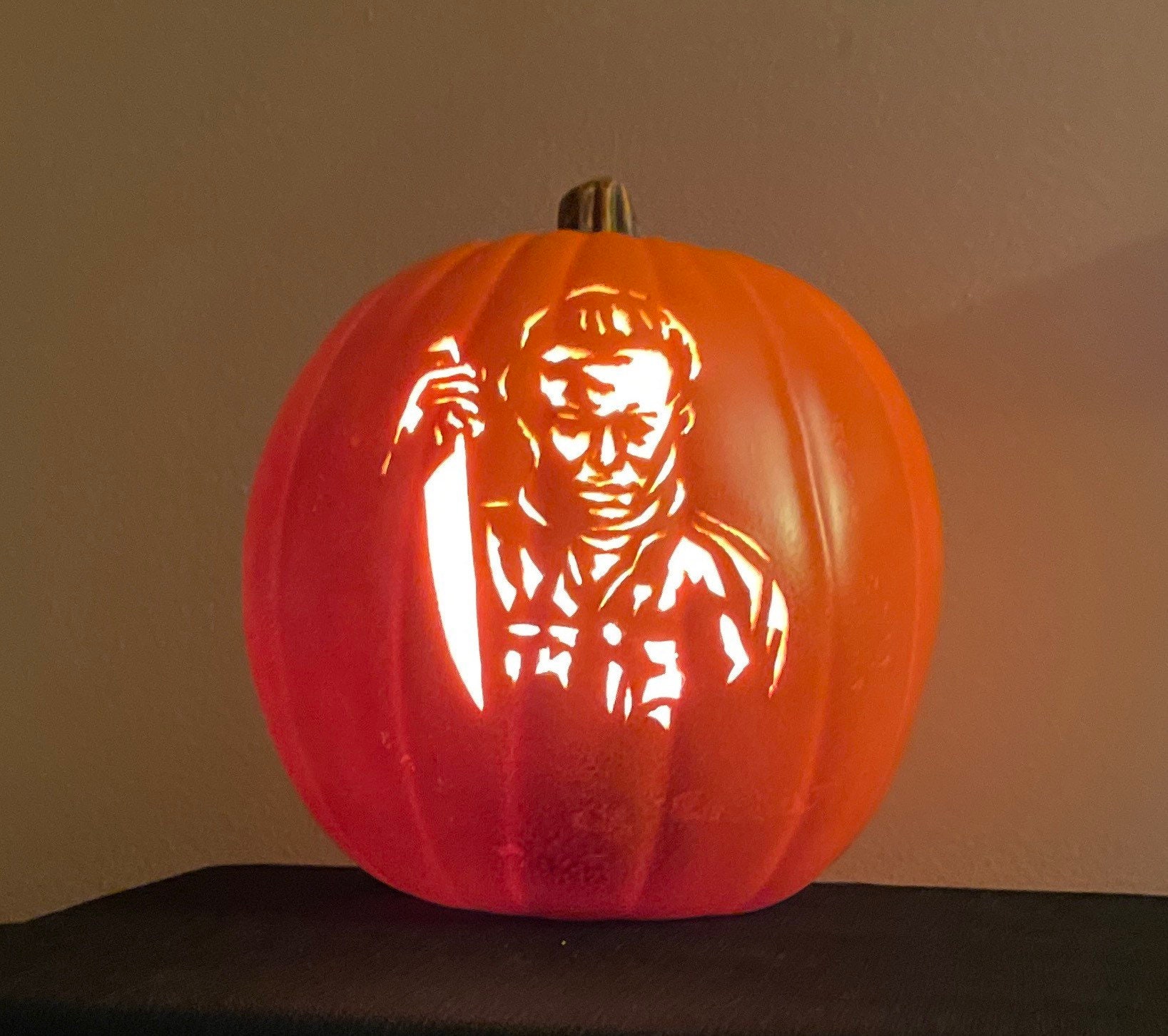 Michael Myers Halloween Pumpkin Etsy
