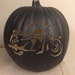 Motorcycle Carved Out on a 9