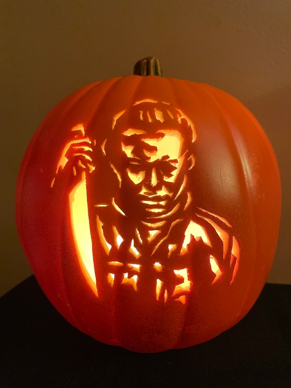 Michael Myers Pumpkin Stencil 7 Halloween Ideas | Halloween Pumpkin