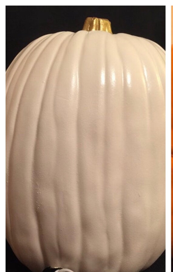 Hand Carved Spooky Scarecrow Foam Pumpkin With Light - Etsy