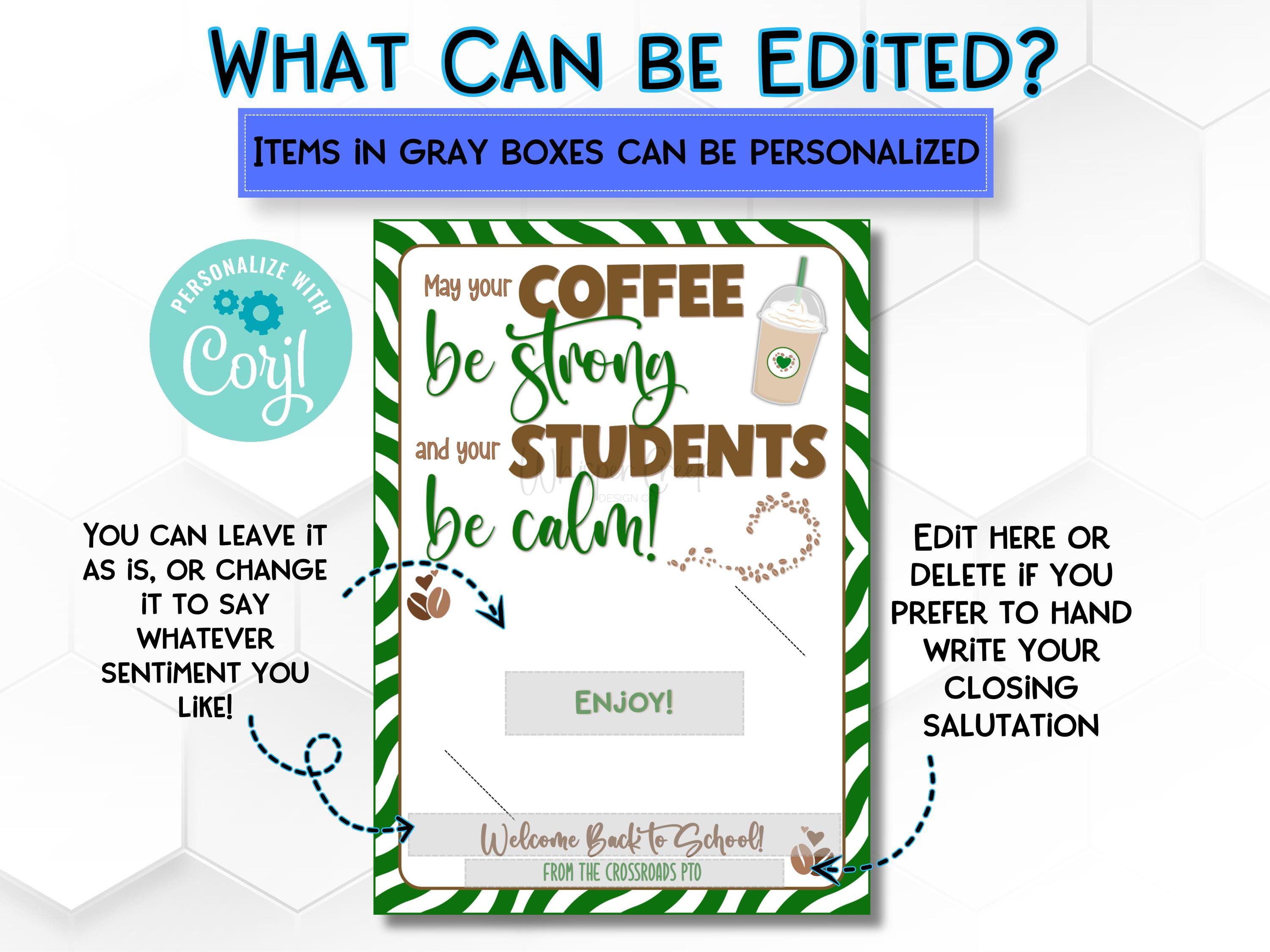 Teacher Appreciation Gift Card Holder: Back to School Printable ...
