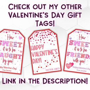 Editable and Printable Beary Glad We're Friends Valentine's Day Card ...