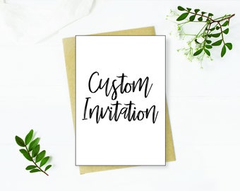 Custom Digital Download for Invitation/Game/RSVP/Save the Date/Etc.