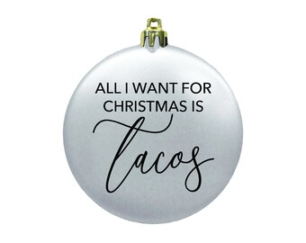 All I Want For Christmas Is Tacos Cricut Vinyl Download