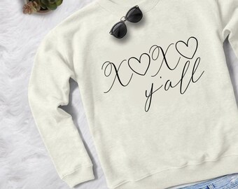 Xoxo Y'all Valentines Cricut Iron On Download