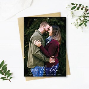 Save The Date Couples Photo Digital Download