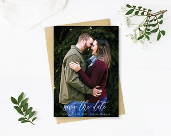 Save The Date Couples Photo Digital Download