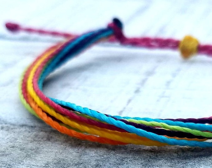 Fruity Paradise String Bracelet, Adjustable & Waterproof, Friendship Bracelet