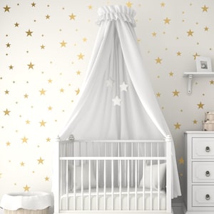 Stelle / Adesivi murali in vinile / Adesivi a forma di stella multicolore di diverse dimensioni / Stacca e attacca / Decorazioni per la cameretta dei bambini, dei neonati e delle bambine