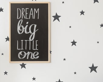 Irregular Stars | VINYL Wall Decals | Small Hand Drawn Stars | Night Sky Stickers | Baby Boys Girls Kids Nursery Room Décor